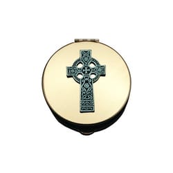 Stamped Pyx w/ Celtic Cross