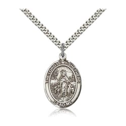 Sterling Silver Lord Is My Shepherd Pendant w/ chain