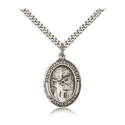 Sterling Silver San Juan de La Cruz Pendant w/ chain