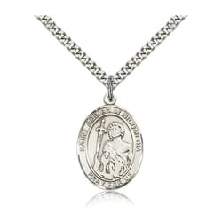 Sterling Silver St. Adrian of Nicomedia Pendant w/ chain