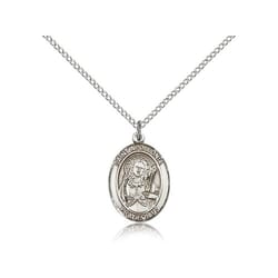 Sterling Silver St. Apollonia Pendant w/ Chain