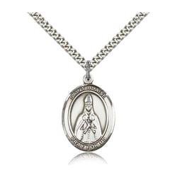 Sterling Silver St. Blaise Pendant w/ chain