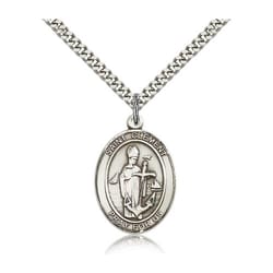 Sterling Silver St. Clement Pendant w/ chain