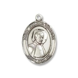 Sterling Silver St. Edmund Campion Pendant w/ Chain