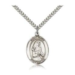 Sterling Silver St. Emily de Vialar Pendant - 24 inch chain