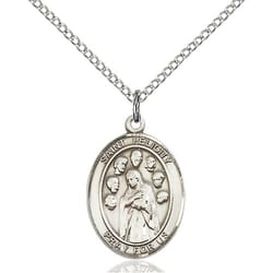 Sterling Silver St. Felicity Pendant w/ Chain