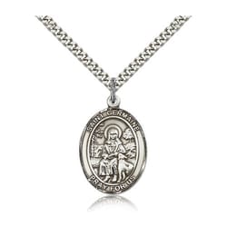 Sterling Silver St. Germaine Cousin Pendant w/ chain