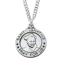 Sterling Silver St. Ignatius Medal