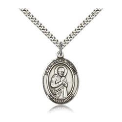 Sterling Silver St. Isaac Jogues Pendant w/ chain