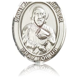 Sterling Silver St. James the Lesser Pendant w/ chain