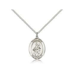 Sterling Silver St. Jane of Valois Pendant w/ Chain