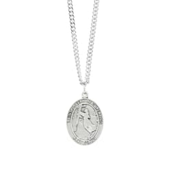 Sterling Silver St. Joseph Of Cupertino Pendant w/ chain