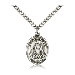 Sterling Silver St. Juliana Pendant w/ chain