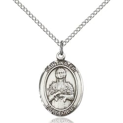 Sterling Silver Blessed Kateri Pendant w/ Chain