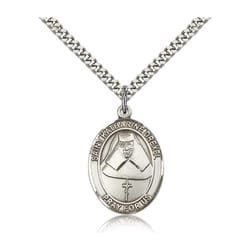 Sterling Silver St. Katharine Drexel Pendant w/ chain