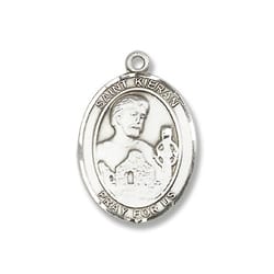 Sterling Silver St. Kieran Pendant w/ Chain