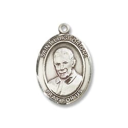 Sterling Silver St. Luigi Orione Pendant w/ Chain