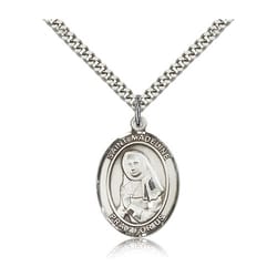 Sterling Silver St. Madeline Sophie Barat Pendant w/ chain