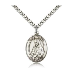 Sterling Silver St. Martha Pendant w/ chain