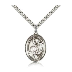 Sterling Silver St. Paula Pendant w/ chain