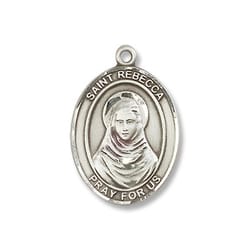 Sterling Silver St. Rebecca Pendant w/ Chain