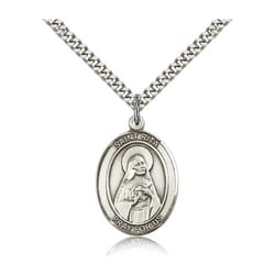 Sterling Silver St. Rita of Cascia Pendant w/ chain