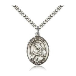 Sterling Silver St. Rose of Lima Pendant w/ chain