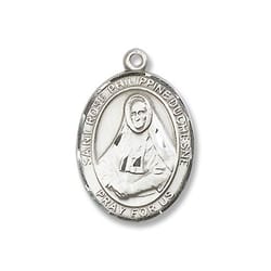 Sterling Silver St. Rose Philippine Pendant w/ Chain