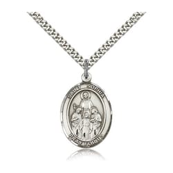 Sterling Silver St. Sophia Pendant w/ chain