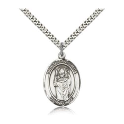 Sterling Silver St. Stanislaus Pendant w/ chain