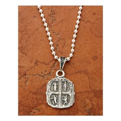 Sterling Silver Travelers Medal