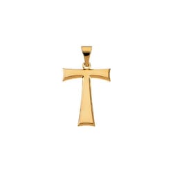 Tau Cross Pendant -14K Gold