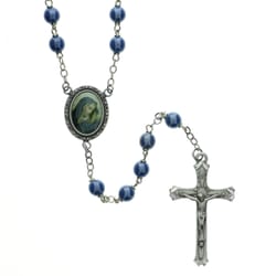 Teal Our Lady of Sorrows Rosary - 7mm