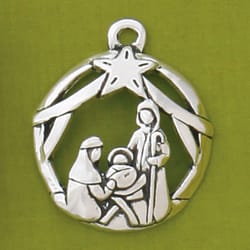 Terracotta Madonna and Child Della Robbia Plaque, 5 inches  
