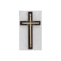 Wedding Cana Cross - Cherry Wood 8 inch