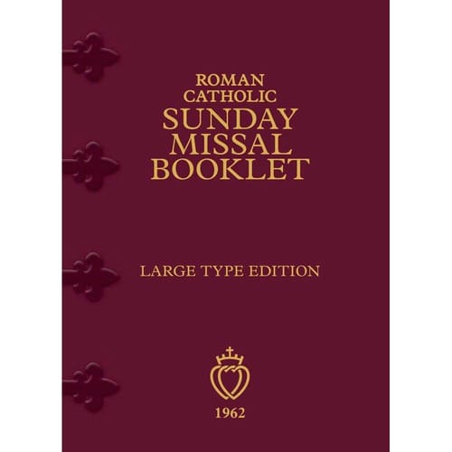 Sunday Missal Booklet - Large Type (Latin Mass)