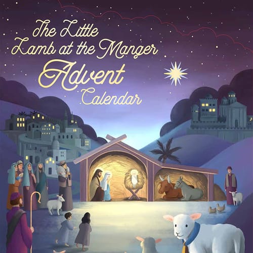 Little Lamb At The Manger Advent Calendar