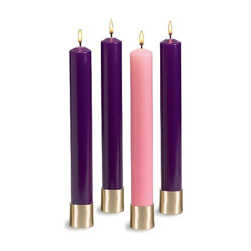 12" Polar Advent Candle Set The Catholic Company