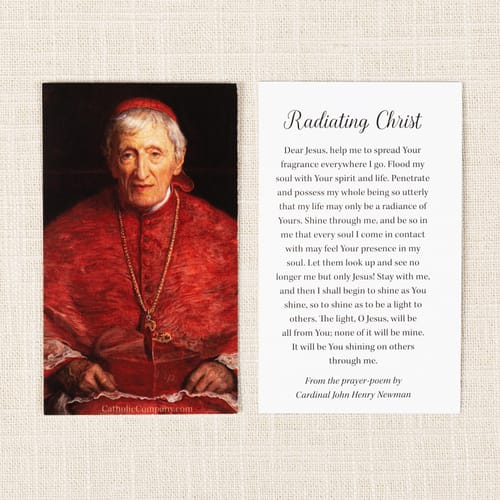 Saint John Newman Prayer Card