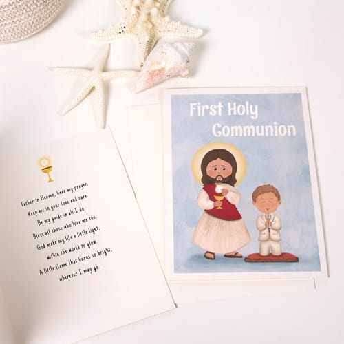 Boy's First Communion Greeting Card