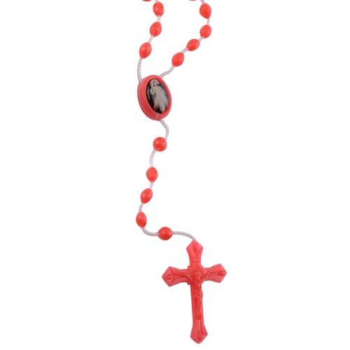 Divine Mercy Plastic Rosary, Box Of 100