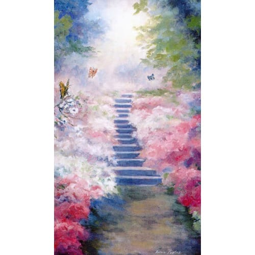 Heavenly Garden Personalized Prayer Card (Priced Per Card)