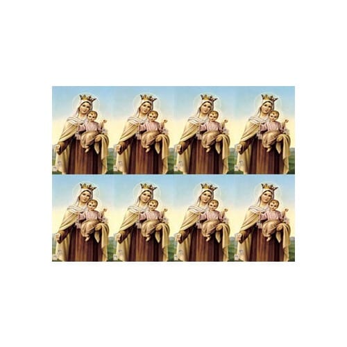 Our Lady of Mount Carmel Personalized Prayer Card (Priced Per Card)