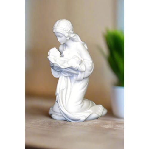 Italian Madonna &amp; Child Statue - 4&quot;