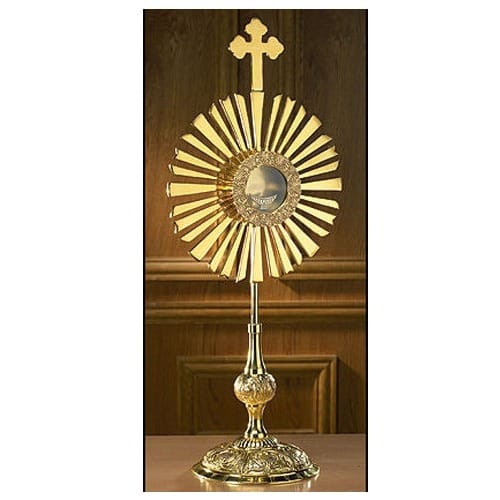 Large Cross Monstrance With Luna