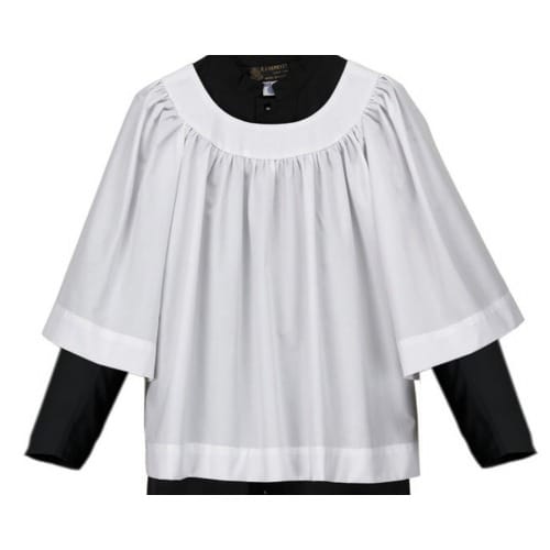 Round Neck Youth Surplice 3/4 Sleeves