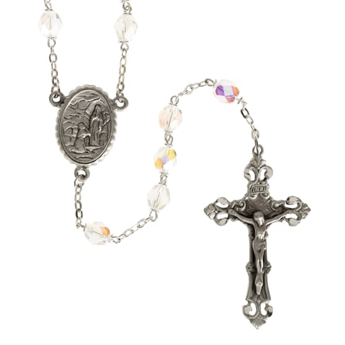 Crystal Aurora Lourdes Rosary