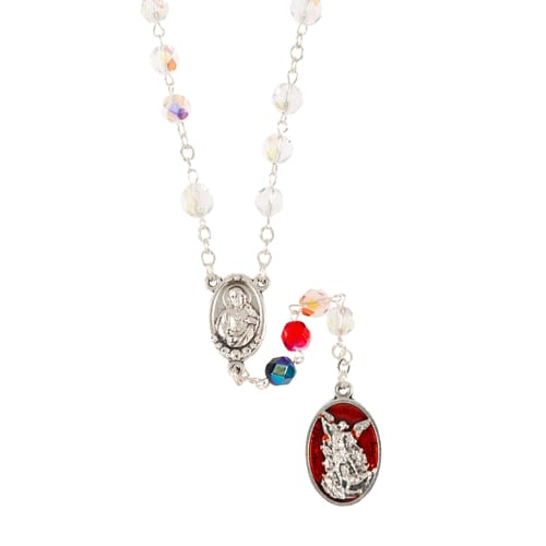 Red Crystal St. Michael Chaplet