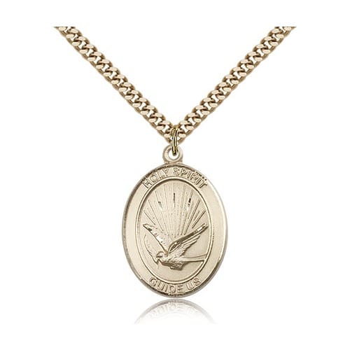 14kt Gold Filled Holy Spirit Pendant W/ Chain