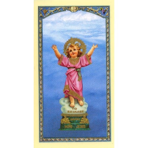 Novena De La Confianza Al Divino Nino (Novena-Divino Nino) - Spanish Prayer Card